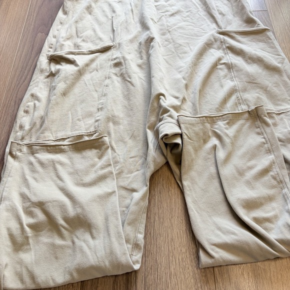 Free People FP Movement Women's Hot Shot Romper Jumpsuit Beige Small - Picture 3 of 7